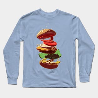 Burger time freeze Long Sleeve T-Shirt